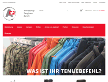 Tablet Screenshot of a-shop.ch